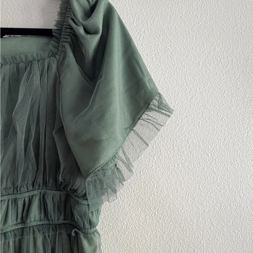 Polagram (Baltic Born) Spring Green Layered Maxi Dress - Picture 4 of 10
